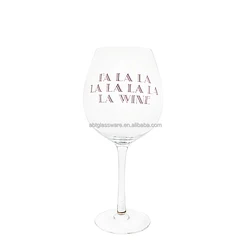Wholesale custom crystal red wine glass goblet luxury wine glass for gift