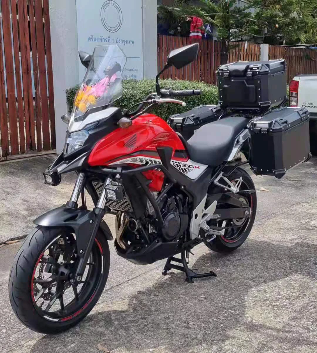 0031 motorcycle top box aluminum Motorcycle Aluminum Alloy  Luggage Delivery Traffic enforcement document box