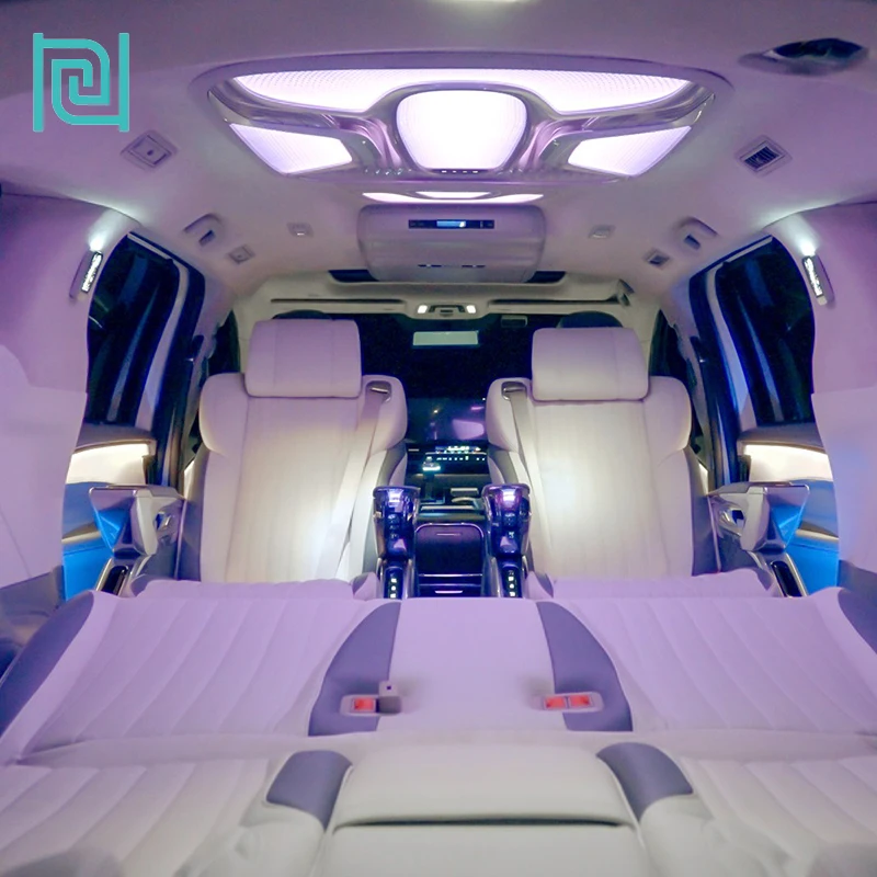 Leather Business Car Seat Commercial Recliner Van Seat With Air Massage For Peugeot Expert