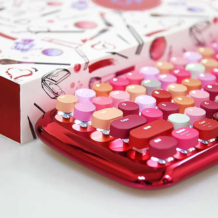 Amazon Gaming Typewriter Red Slim Wireless Keyboard Mouse Wireless Keyboard And Mouse Combo