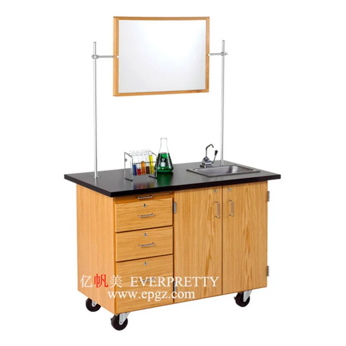University Lab Biology Tables Wooden Laboratory Equipment Students Teacher Lab Table
