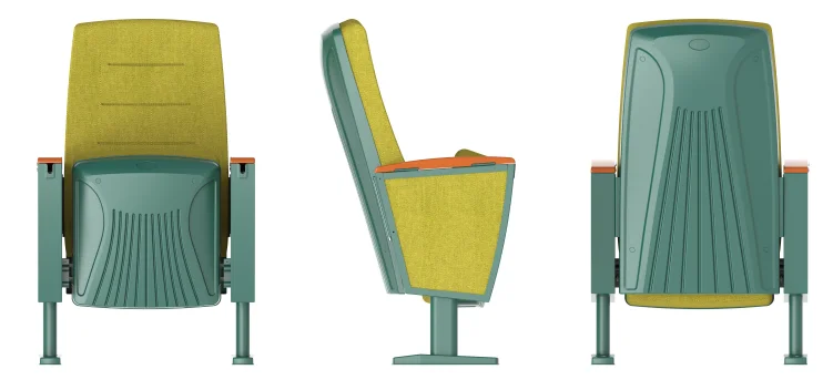 China Plastic metal frames padded lecture Auditorium Church Chair Public Seats Factory Wholesale Commercial Theater Seating