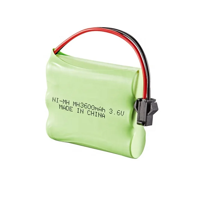 NiMH SC 3.6V 7.2V 12V 1300mAh 3000mAh 3300mAh 3600mAh rechargeable battery pack