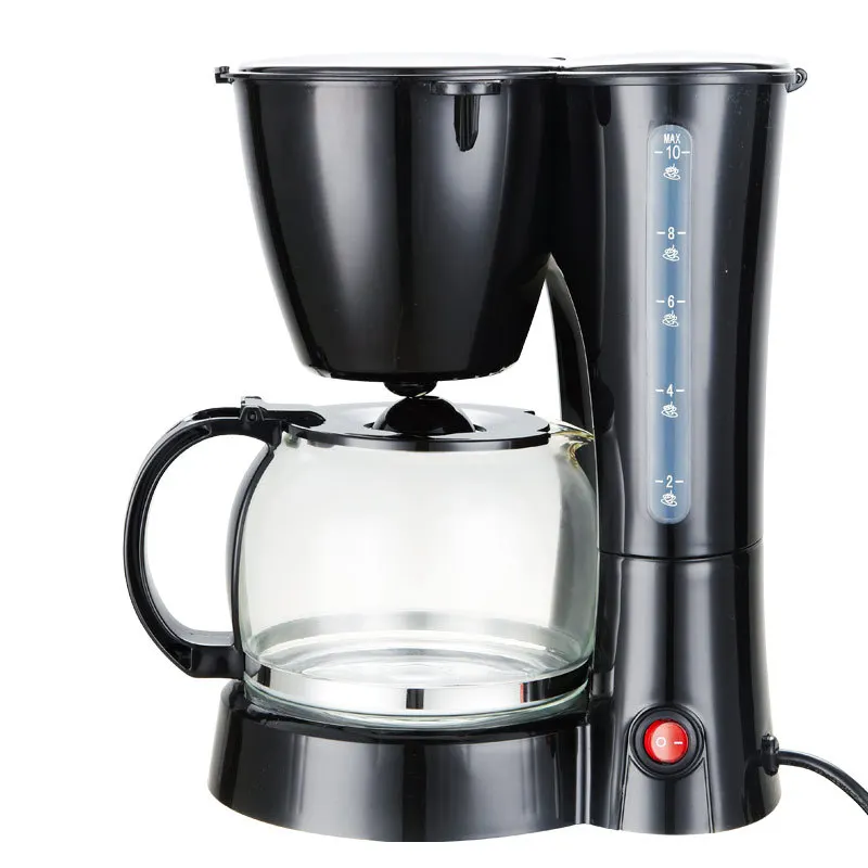 Hot sales high quality  10 Cups automatic Electric Drip Coffee Maker Machine for home use