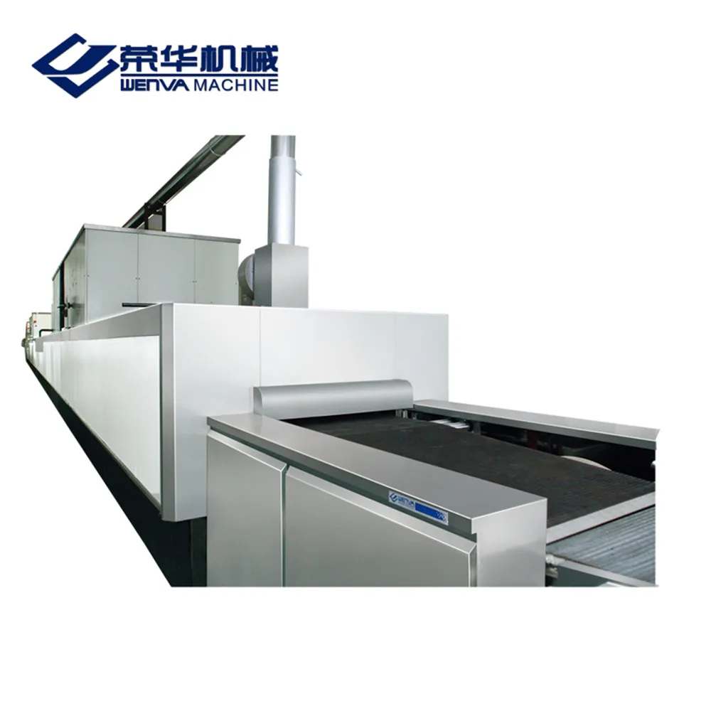 
WENVA Biscuit Ligne De production Industrielle Biscuit Baking Tunnel Oven 