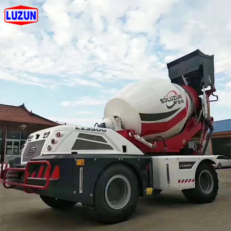 Hot Sale LZ3500R  Self Loading Concrete Mixer Truck compact self loading mobile concrete mixer truck
