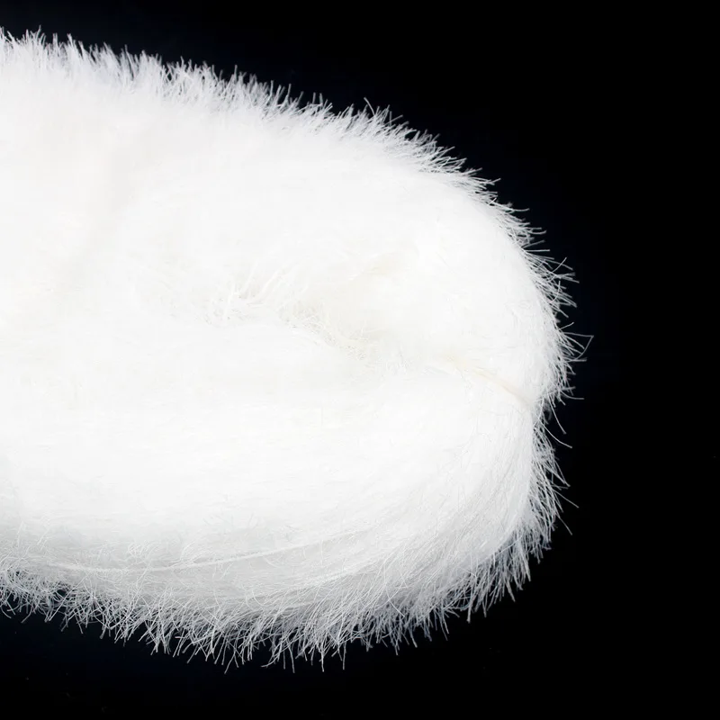 China factory good price 100% polyester fancy feather yarn imitate mink hair yarn 1.3 cm 2 cm 4 cm on stock