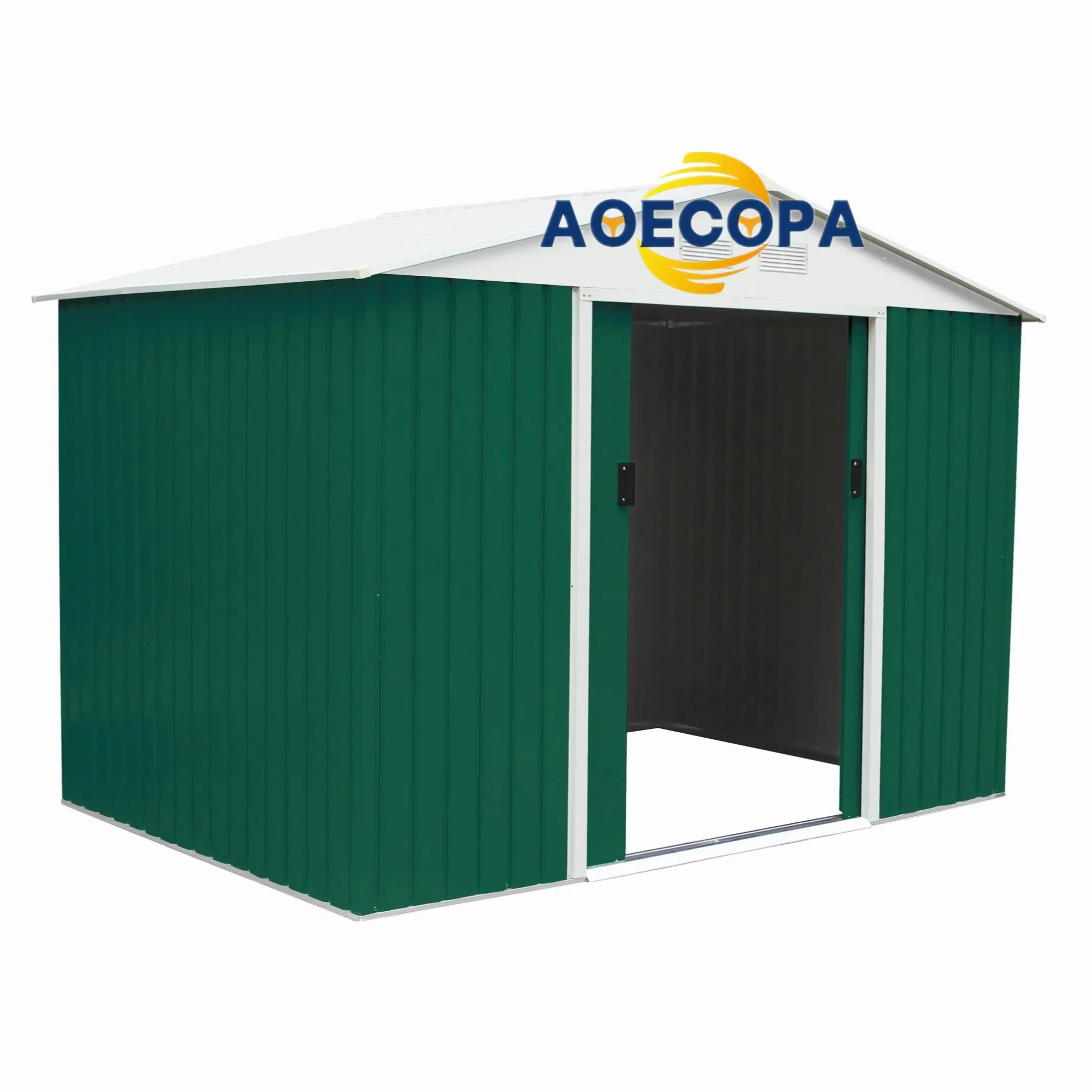 
house metal door green house in garden easy to assemble 