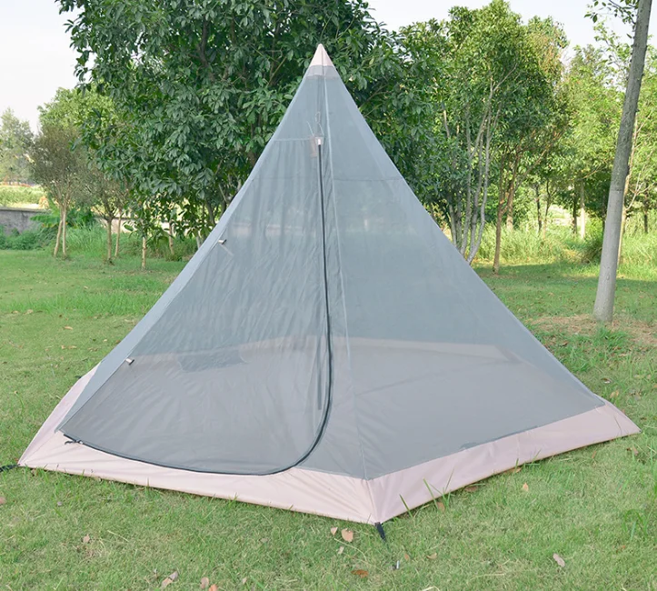 Tent Outdoor luxury camping rain protection and sun protection Indiana yurt pyramid double camping tent