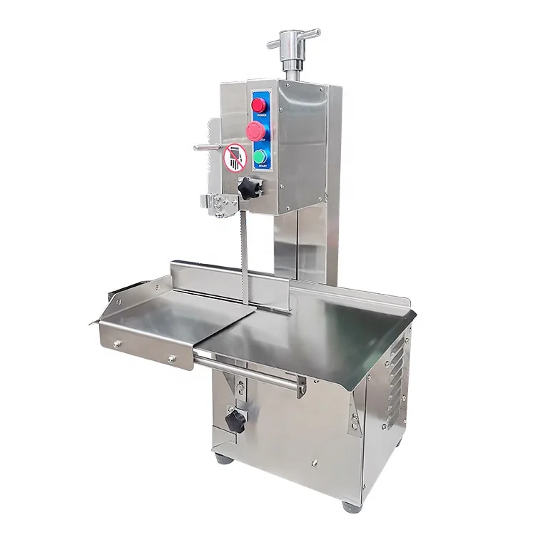 Stainless Steel Floor Standing High Speed Big Fish Sheep Cow Bone and Meat Cutting Machine