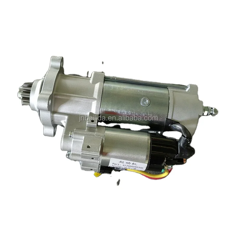 WD615 WD10 WP10 engine spare parts 612600090340 starter motor with best price