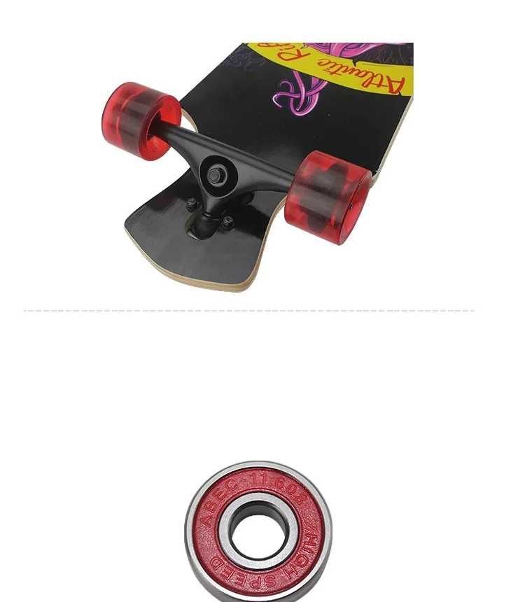  Мульти-цвет в лонгборд 7 слоев класс северо-клены полные Longboard