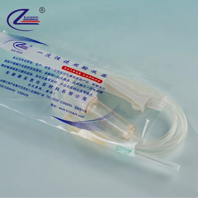 disposable medical supply sterilization infusion set pouch bags