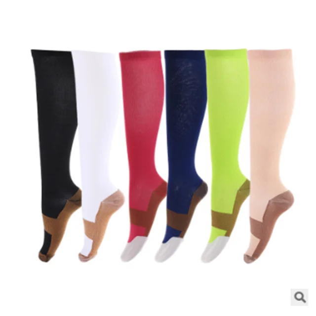 Оптовая продажа Компрессионные носки на открытом воздухе спортивные медные волокна летающие нейлоновые носки