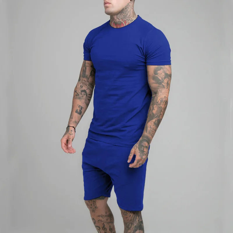 Customized women summer 2 piece tracksuit short set unisex sweatsuit printed short sleeve summer shorts t shirt set for me