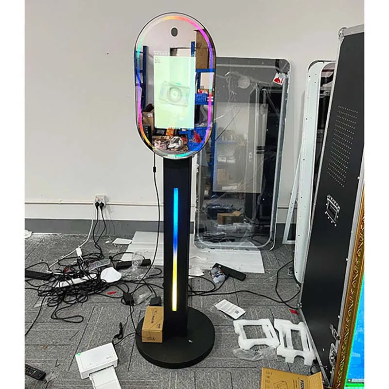 2024 Digital Magic Mirror Photo Booth Hot Sales 65 Inch Mirror for Camera 2023 Replacement Part