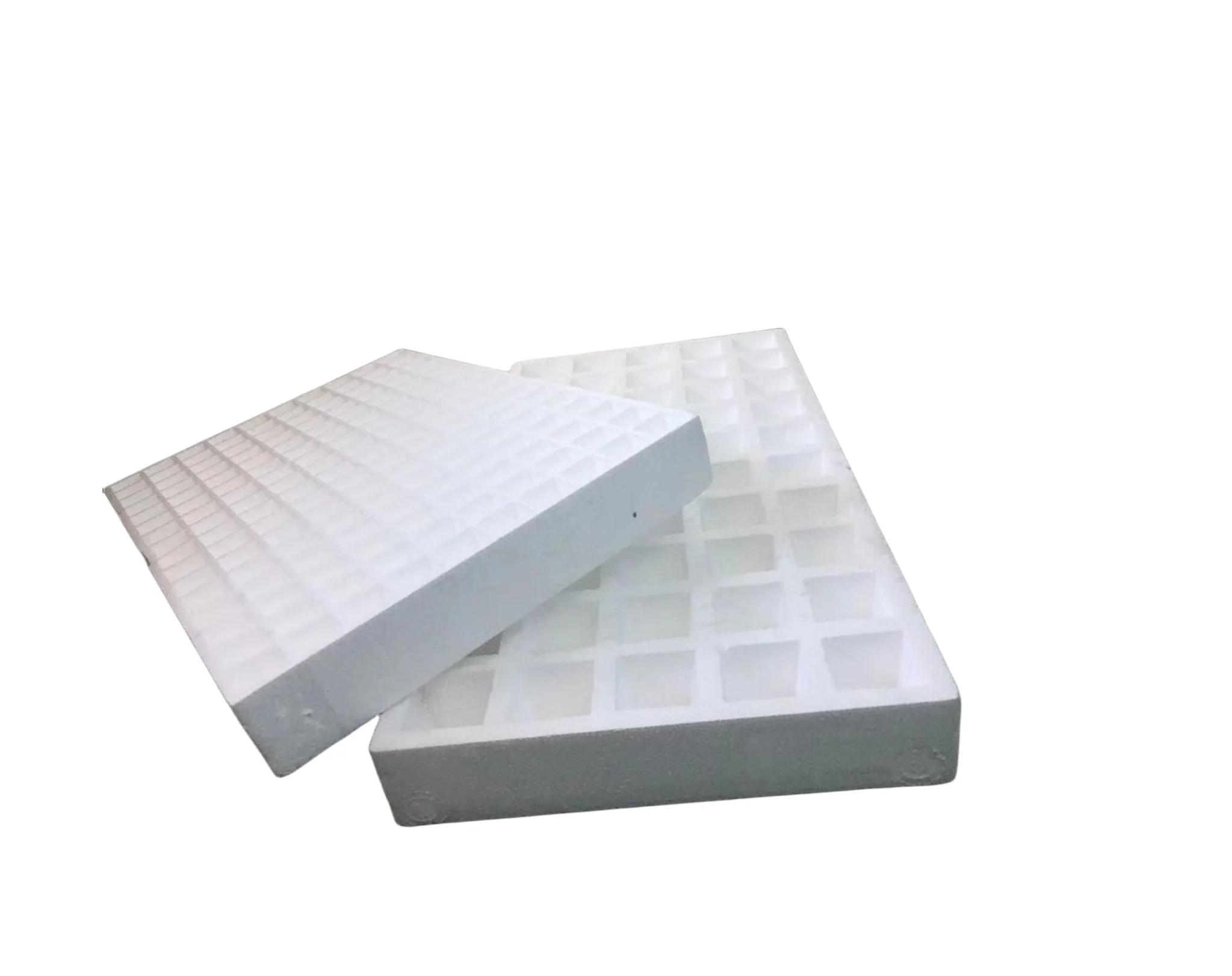 White Foam propagation tray seed germination tray rice seedling tray with 21,32,50,72,105,128,200 cells