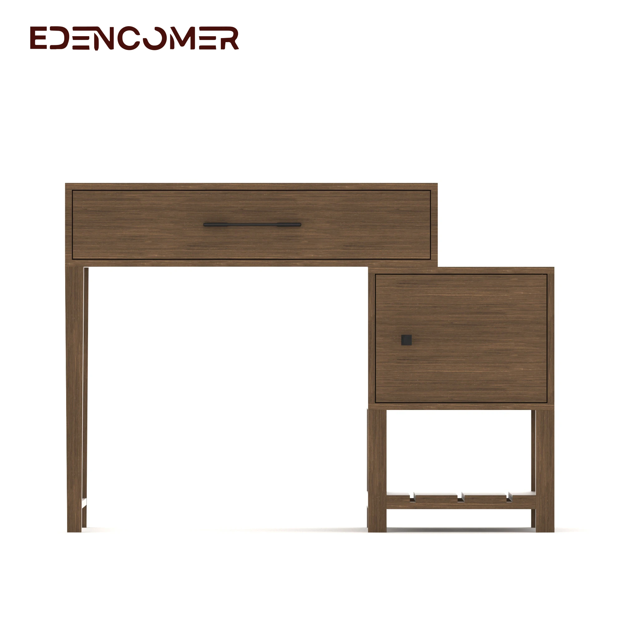 Edencomer Винтажный дизайн в американском стиле высокое качество огромное пространство для хранения деревянная мебель из 4 предметов спальни наборы
