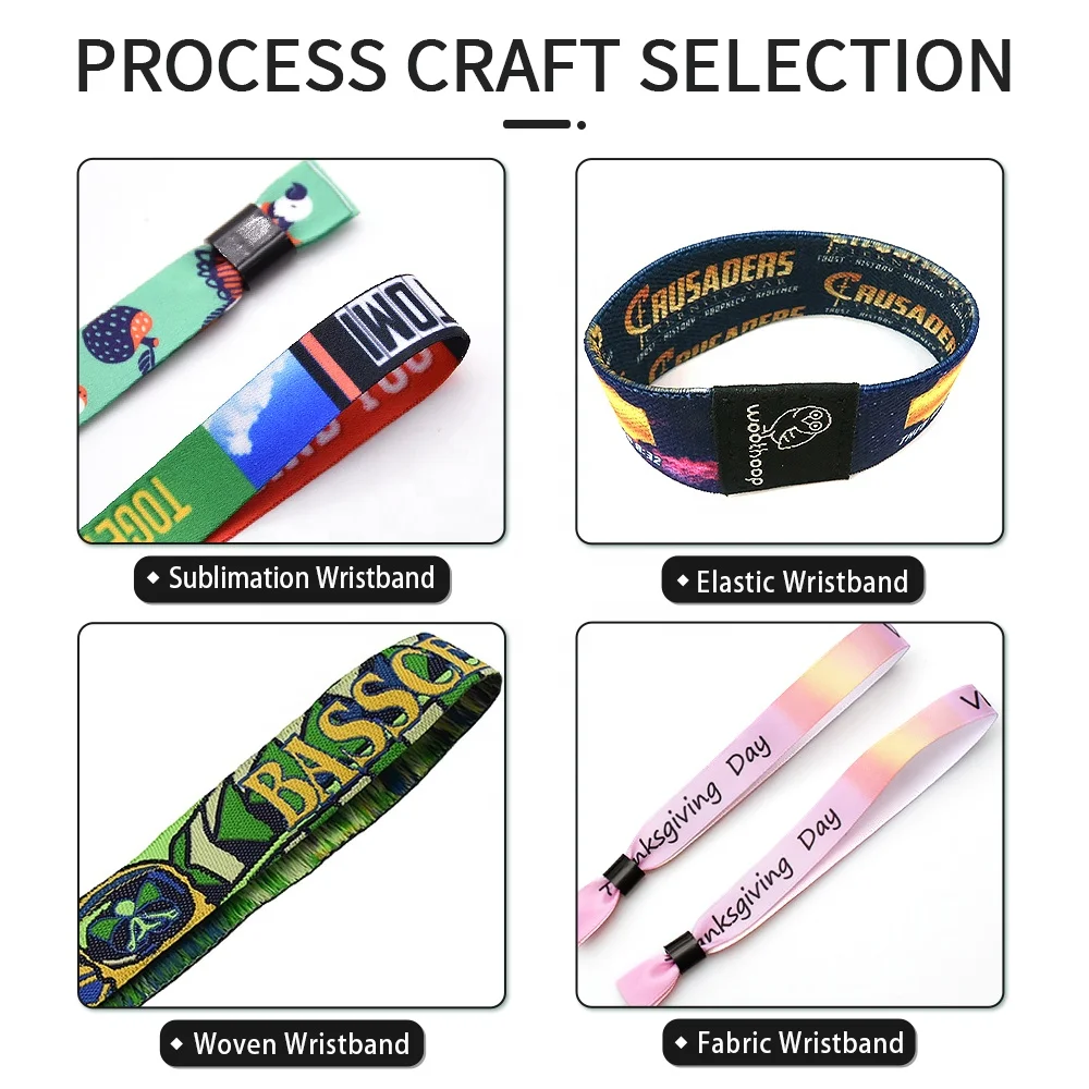 High Quality Event Wristband Custom Promotional Wristbands With Logo For Event