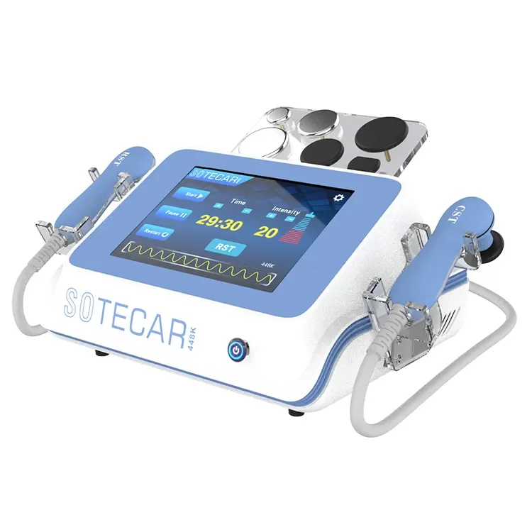 448KHz Indiba Smart-tecar CET RET Tecar Physical Therapy Physiotherapy Diathermy Body Slimming Machine Pain Relief