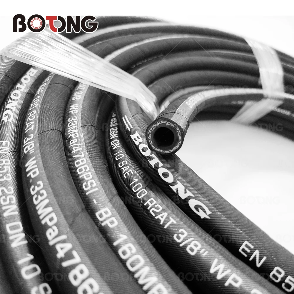  Multifunctional 1SN 2SN oil high pressure rubber hoses hydraulic flexible