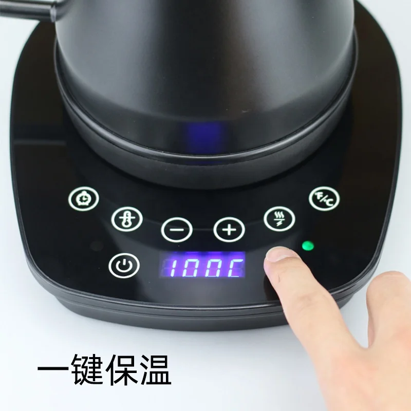 Stainless steel electric kettle Hand washed kettle electric intelligent thermostatic coffee Gooseneck electric water kettle