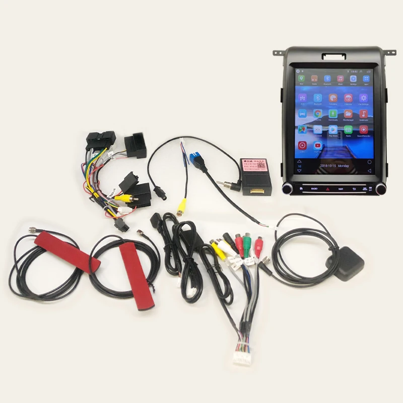 Tesla Style Vertical Screen Car Android Radio Panel For Ford 2013-2015 F150 Car Stereo Audio Dvd Stereo Player