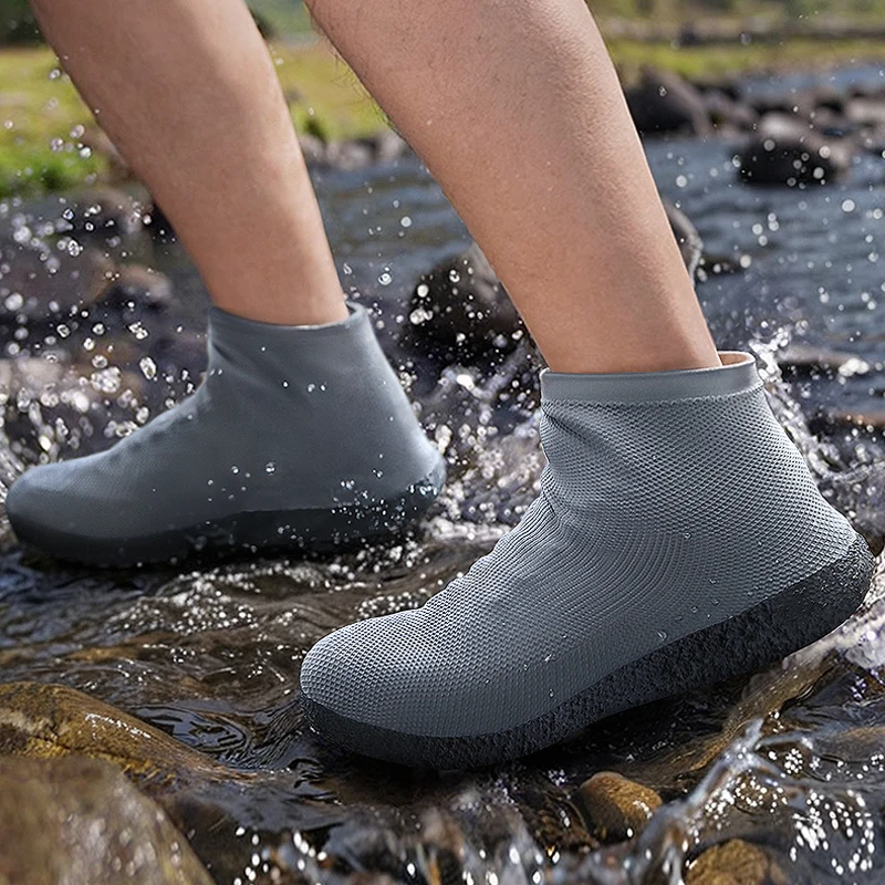Wholesale Latex Reusable Washable Waterproof Anti Slip Shoe Cover