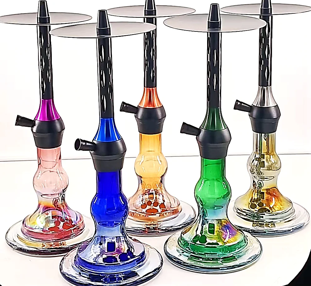 Hot selling factory direct selling aluminum hookah mix color hot selling hookah