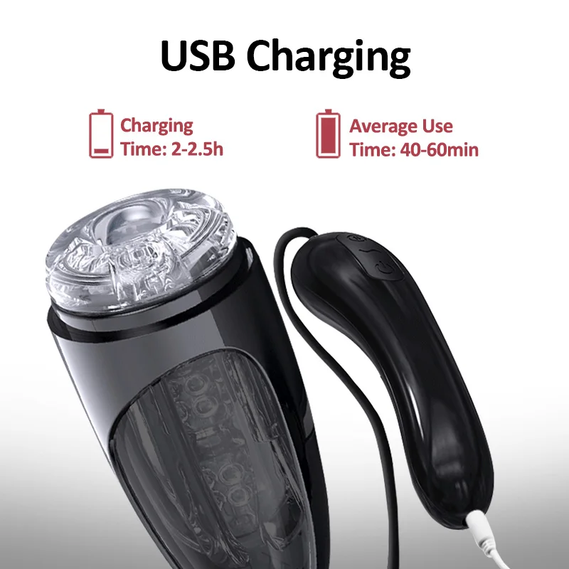 Automatic Electric Male Msturbator Cup Sex Toys Heated Penis Sucking Massager Masturbator Vibrator