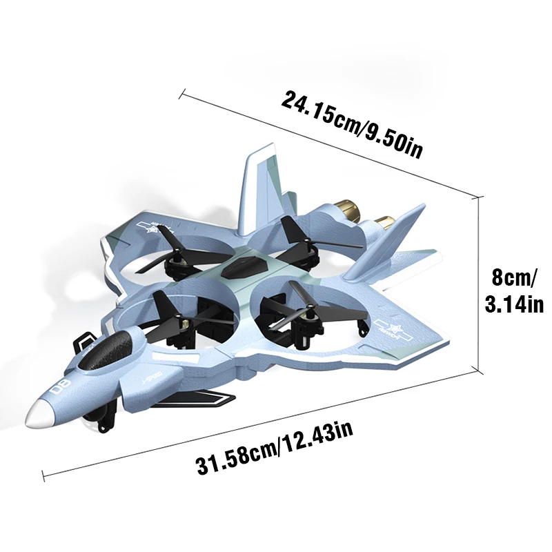 Foam glider HD photography shooting air hovering fighter 360 degree flip stunt remote control airplane toy