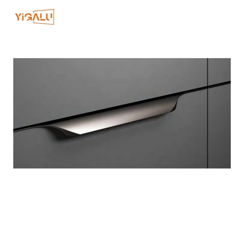 furniture hardware aluminum alloy wood door lock lever handle for interior doors