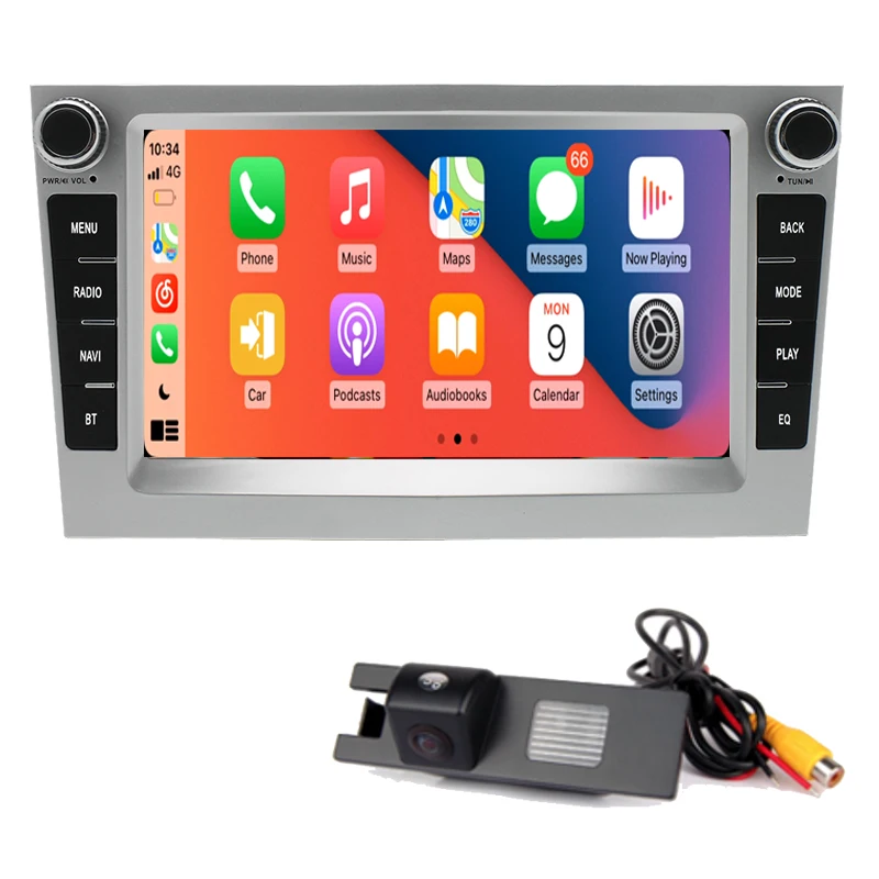 Android 11 2 Din Car GPS PLAYER for Opel Astra H J 2004 Vectra Vauxhall Antara Zafira Corsa C D Vivaro Meriva Veda Carplay Radio