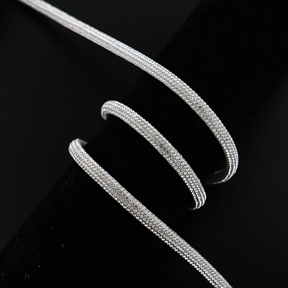 New Design Rhinestone Strips Crystal Rhinestone Rope for Sandal DIY Shoe Accessories