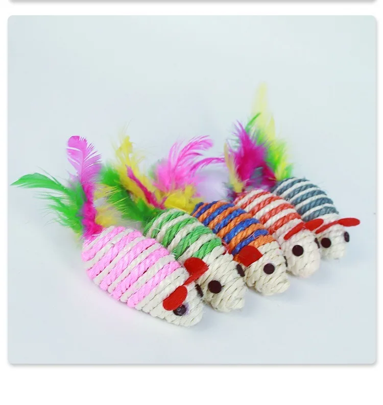 JOYPET Spot Wholesale Pet Products Cat Toys Cage Mouse 6cm Color Iron Ball Cage Mouse