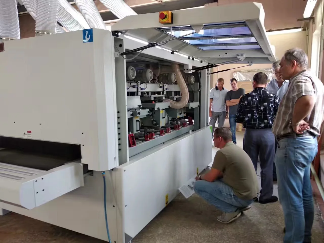 New Arrival profile sander  wood polishing machine brush sander M7