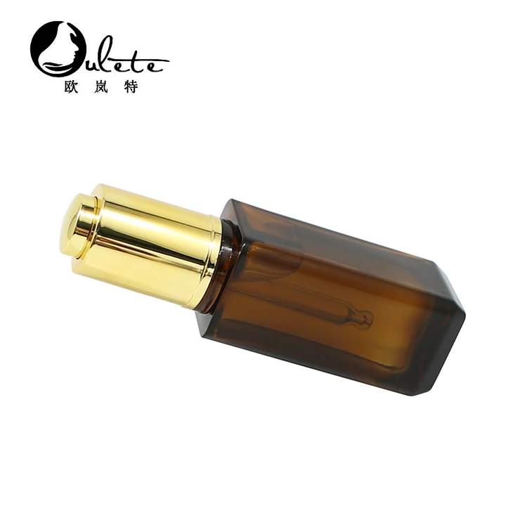 amber plastic essential oil bottle 15ml for smoke oil with dropper pipette tamperproof cap