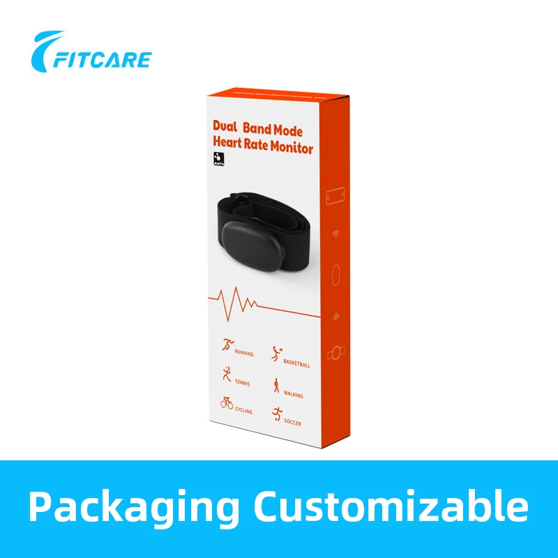 Professional Dual Mode ECG Heart Rate Monitor BLE& ANT+ Heart Rate Chest Strap Tracker for HIIT, Cardio Training