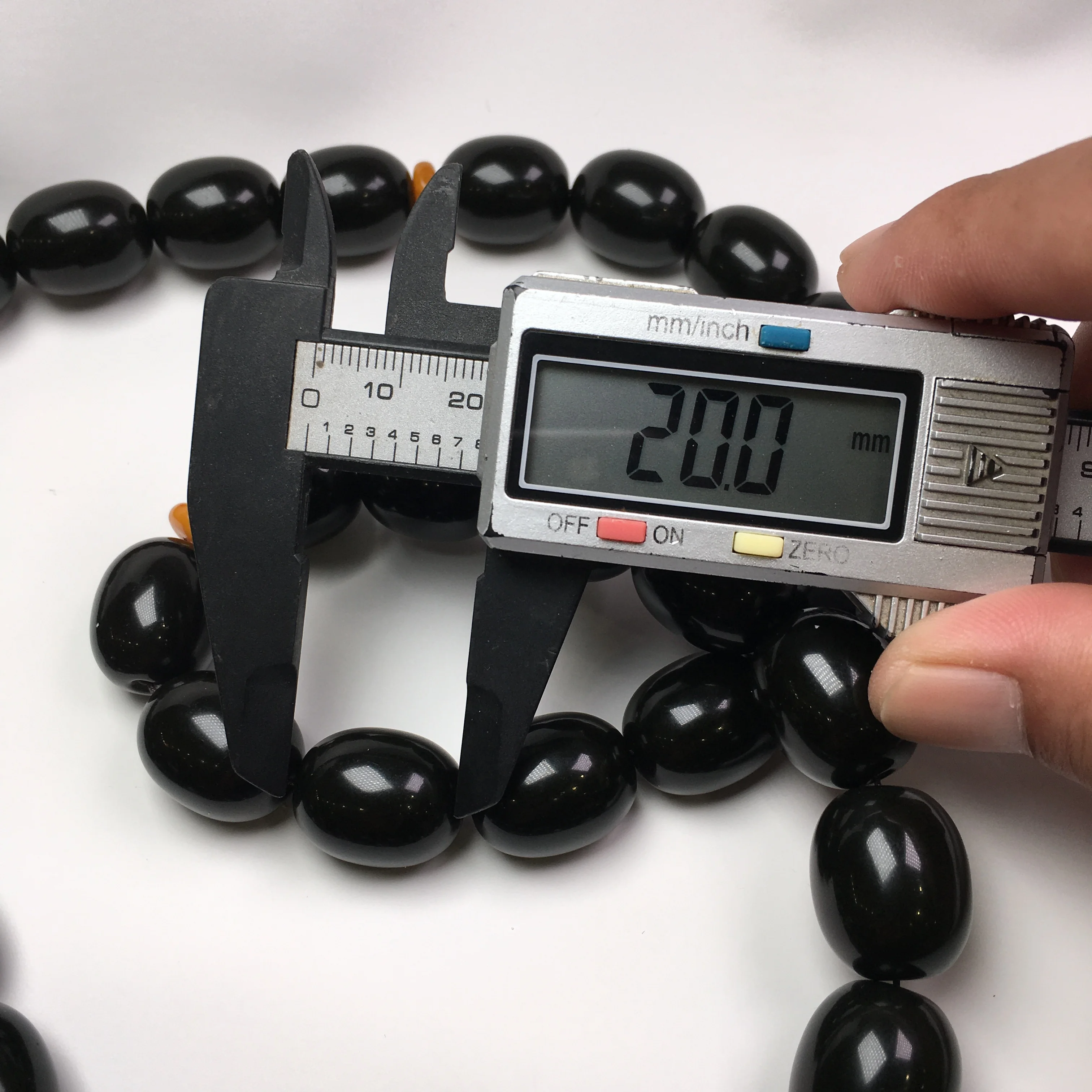 17MM Round jujube shape natural Baltic amber Prayer Beads 33 Rosary Misbaha Muslim Tesbih subha