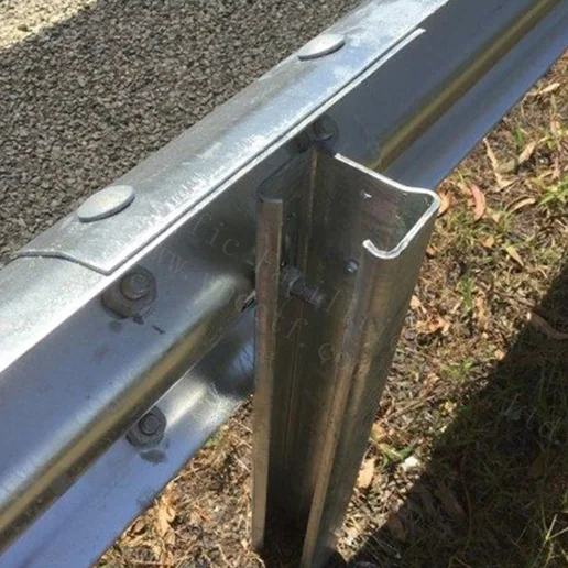 Road Safety Cheap Hot Dip Galvanized Steel Crash Barrier Guardrail Sigma Post