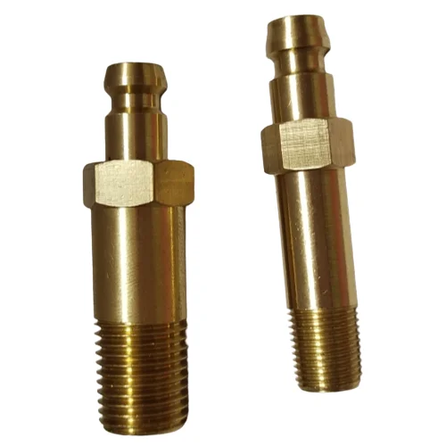 German standard full flow Brass thread pipe hex male nipple plumbing union fittings for gas oil water