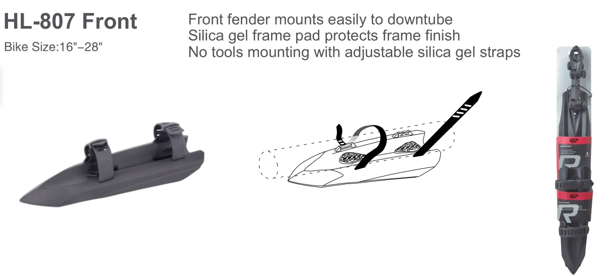 double plastic mountain bicycle full coverage mudguard front rear bicycle bike fenders for kid bicycle