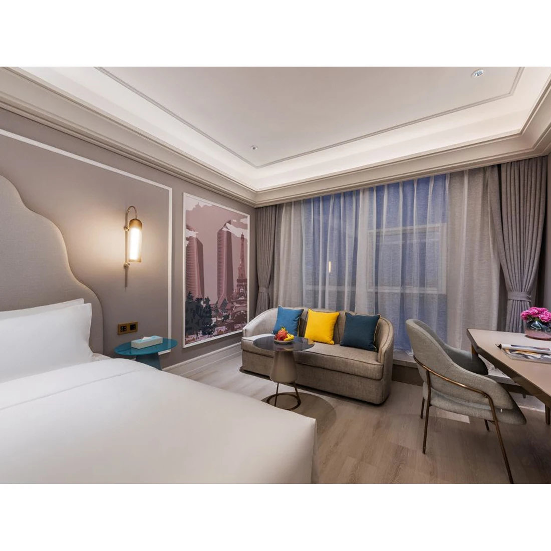 Modern Design Hotel Bedroom Furniture Middle Eastern Style Hotel Furniture