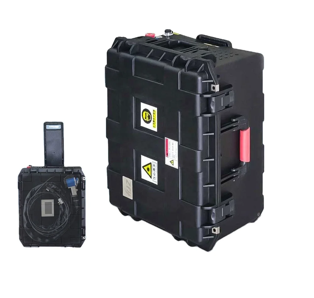 Factory price 200W Pulse laser cleaning machine with laser cleaning head cheap laser cleaning machines work