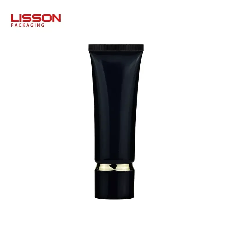 125ml custom black packaging tube 50 ml soft plastic lotion tube manufacturer for body scrub