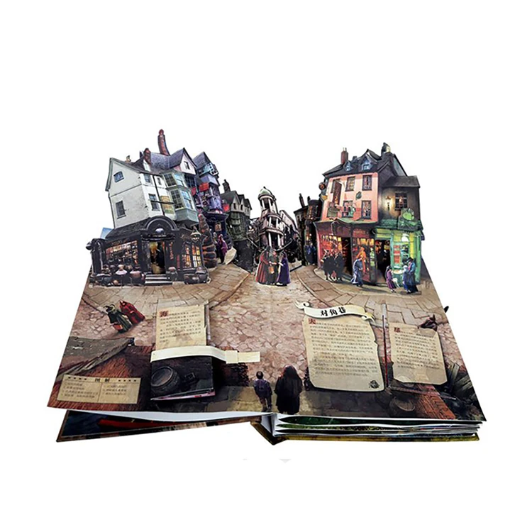 
China supplies customized baby puzzle 3d pop-up book 