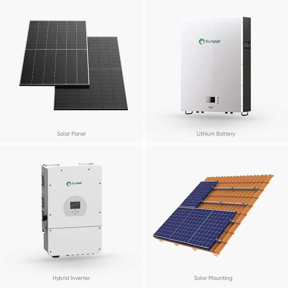 Home Solar Power System 10Kw Solar Energy Panel System 5Kw With 455W Solar Panel For Portable Power Station