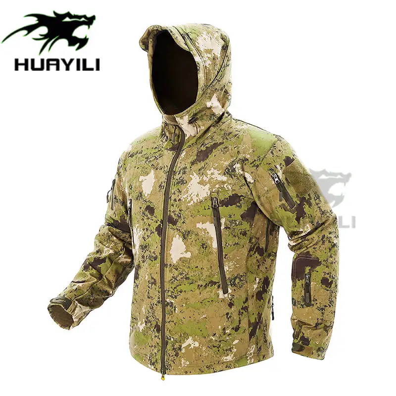 HUAYILI Combat JACKET CP multicam tactical Uniform Wholesale for Gaming/Security Guard/Training