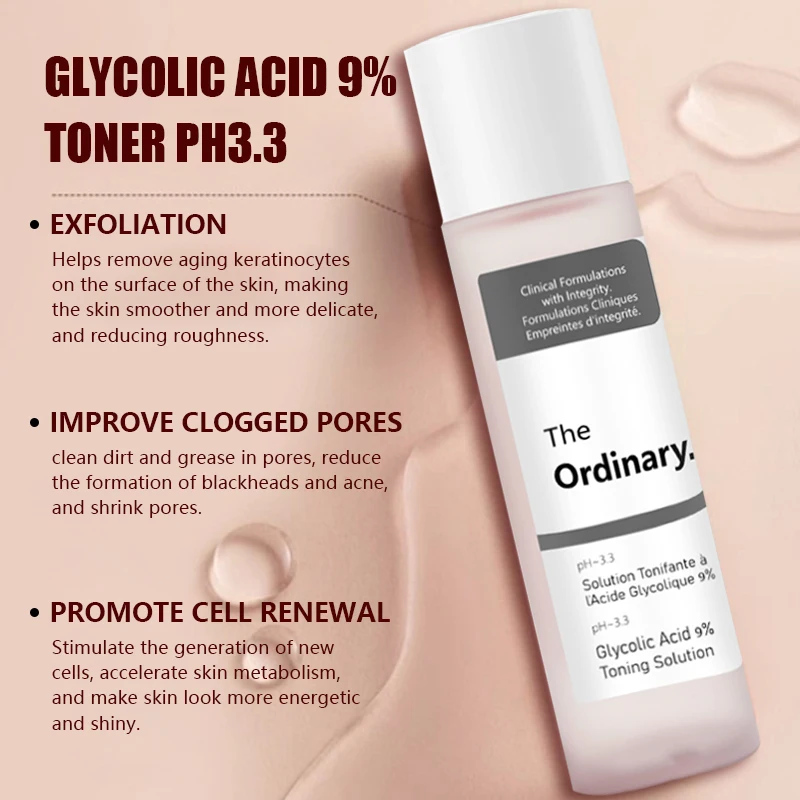 good molecules niacinamide brightening Glycolic Acid 9% exfoliating Toner pH3.3 skin whitening toner