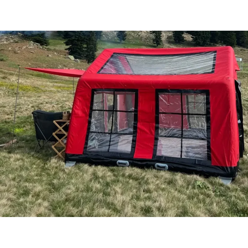 Factory Custom Multi Persons Large Inflatable Camping Tent Air Family Outdoor Inflatable House Tent Inflatable Tent Camping